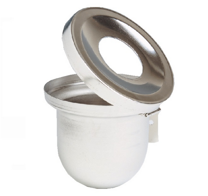 Cinzeiro Parede Inox Ovalado